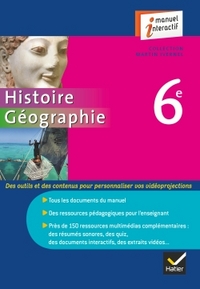 Histoire-Géographie 6e éd. 2009, CD Rom Manuel Interactif licence 4 ans pour manuel papier adopté