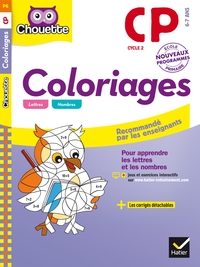 Coloriages pour apprendre les lettres et les nombres CP