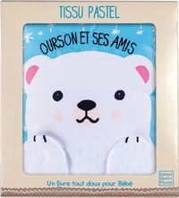 TISSU PASTEL - OURSON ET SES AMIS (AVEC BOITE)