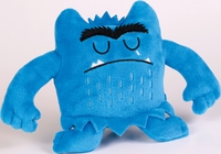 Mini peluche Monstre Bleue