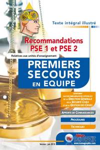 Fiches "Mise à jour des fiches PSE (Premiers Secours en Equipe 1 & 2) selon les reco. de 2018