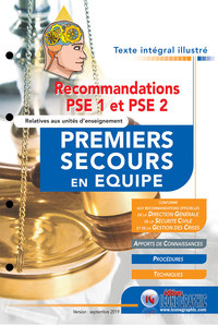 Fiches "Recommandations 2019 Premiers secours en équipe PSE1/PSE2"