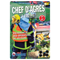 LIVRE "CHEF D'AGRES 1 EQUIPE - ENCADRANT(E) DES OPERATIONS DES SECOURS"