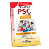 Classeur et fiches "Guide technique du formateur PSC1 Premiers Secours Civiques de niveau 1"