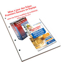 Fiches "Mise à jour des fiches Premiers secours en équipe PSE1/PSE2 selon les recommandations 2019"