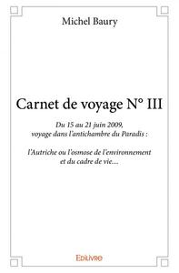 Carnet de voyage n° iii