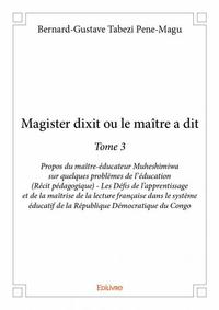 Magister dixit ou le maître a dit