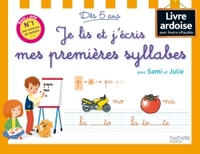 Je lis et j'écris mes premières syllabes avec Sami et Julie - Livre-ardoise