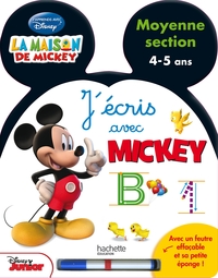 J'écris avec Mickey - MS - Ardoise