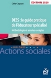 DEES : le guide pratique de l'éducateur spécialisé Session 2020 - Annales corrigées