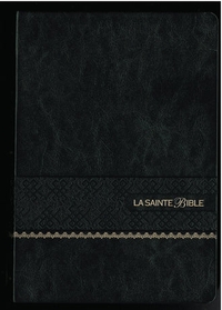 La Sainte Bible Segond 1910 - Similicuir noir, gros caractères, tranche or, souple