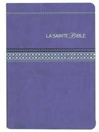La Sainte Bible Segond 1910 - Parme, similicuir, tranche argent, souple
