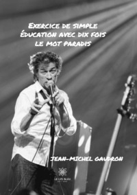 Exercice de simple éducation avec dix fois le mot paradis
