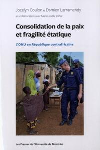 Consolidation de la paix et fragilité étatique