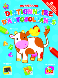 Mon grand dictionnaire d'autocollants - Vache