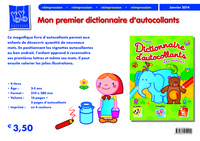 Premier dictionnaire d'autocollants les animaux