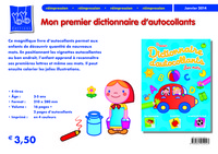 Premier dictionnaire d'autocollants les mots