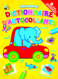 Grand dictionnaire d'autocollants - éléphant