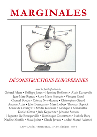 DECONSTRUCTIONS EUROPEENNES