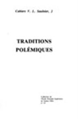 TRADITIONS POLEMIQUES - CAHIERS SAULNIER N 2