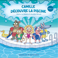 Camille découvre la piscine