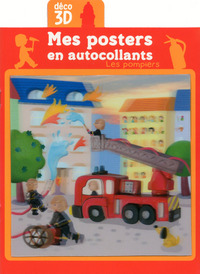 Les pompiers - Mes posters en autocollants