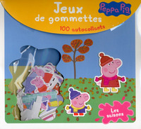 Peppa Pig les saisons - Jeux de gommettes