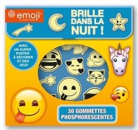 Emoji - 30 gommettes phosphorescentes