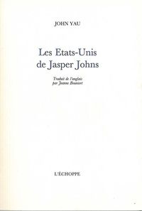 ETATS-UNIS DE JASPER JOHNS