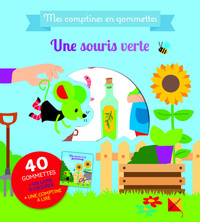 Une souris verte - Mes comptines en gommettes