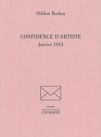 CONFIDENCE D'ARTISTE - JANVIER 1913