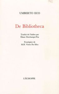 DE BIBLIOTHECA