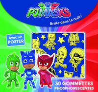 Pjmasks - 30 Gommettes phosphorescentes