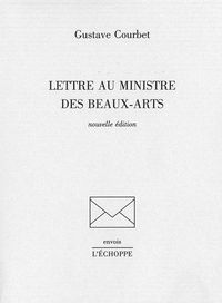 LETTRE AU MINISTRE DES BEAUX-ARTS