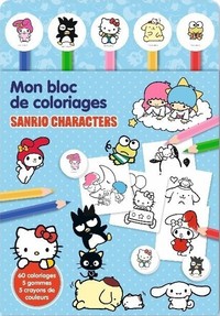 Sanrio Characters - Bloc coloriage crayon gomme