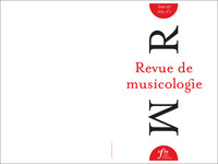 Revue de musicologie, t. 107/1 (2021)