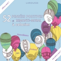 52 pensées positives et « remonte-moral » à colorier