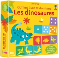 Les dinosaures - Coffret livre et dominos