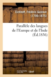 PARALLELE DES LANGUES DE L'EUROPE ET DE L'INDE