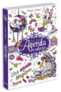 Agenda à colorier 2021-2022
