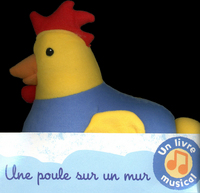 Une poule sur un mur