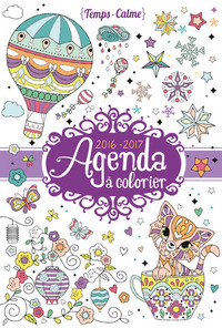 Agenda à colorier 2016-2017