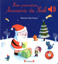 Mes premières chansons de Noël - Livre sonore avec 6 puces - Dès 1 an