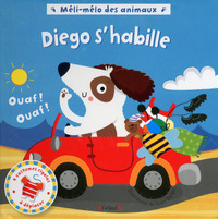 Méli-mélo des animaux - Diego s'habille