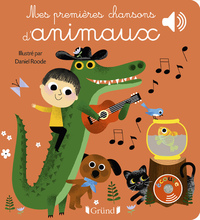 Mes premières chansons d'animaux - Livre sonore avec 6 puces - Dès 1 an