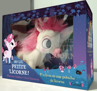 Au lit, petite licorne ! avec peluche