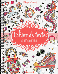 Cahier de textes à colorier