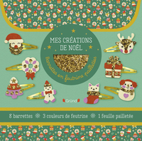 Barrettes en feutrine - Noël