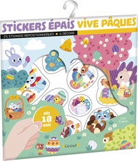 Stickers épais - Vive Pâques