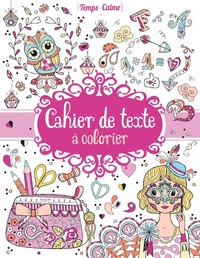 CAHIER DE TEXTES A COLORIER